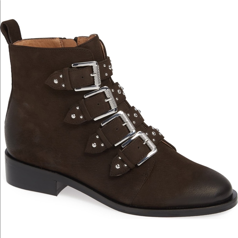 Halogen Buckle Booties NWOT
